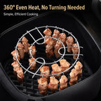 360° Even-Heat Stainless Steel Skewer Rack