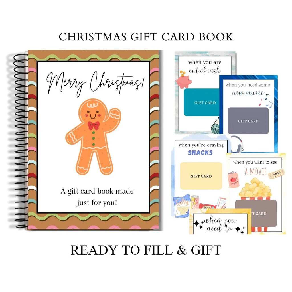 Merry Surprises Christmas Gift Card Book
