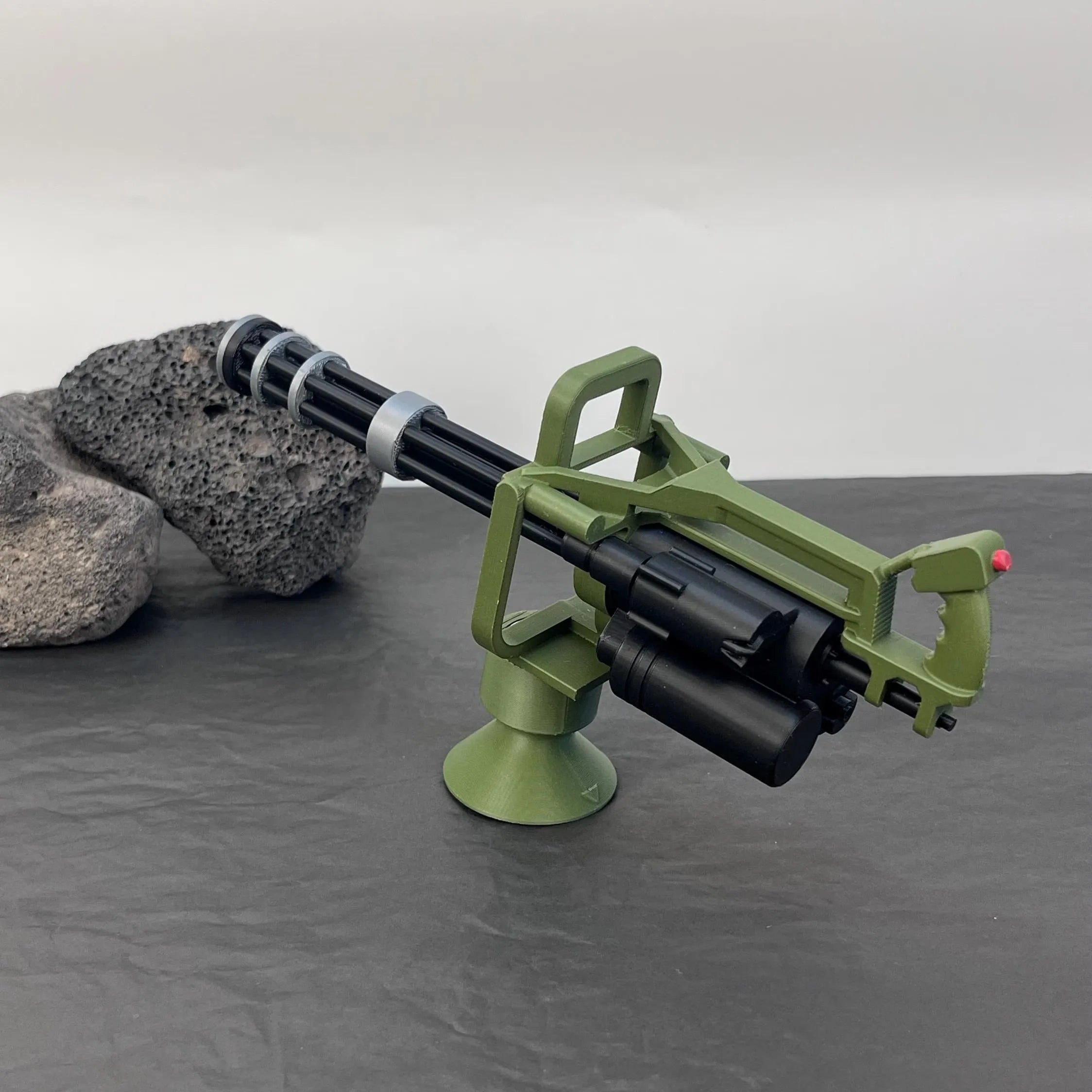 Inertia-Drift Rotating Gatling Dashboard Ornament