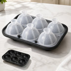 Baseball Ice Ball Mold – 6-Cavity Silicone Tray