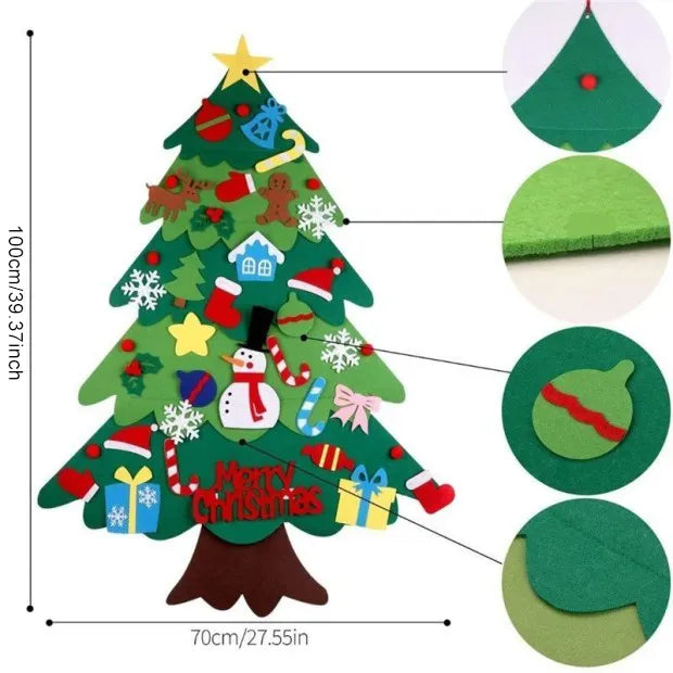 🎁DIY Filz-Weihnachtsbaum-Set