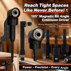 🔧 105° Magnetic Bit Angle Extension Driver