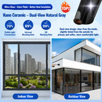 ☀️ One-Way Mirror Window Film – Heat Control & UV Protection
