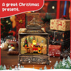 Christmas Musical Swirling Snow Lantern