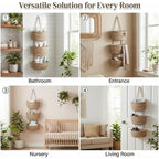 🌿Behind-the-Door Hanging Storage Basket (3-Tier Wall-Mounted Organizer)