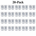 Disposable Dual-Compartment Condiment Containers with Lids