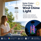 🌈 Solar Color-Changing Wind Chime Light