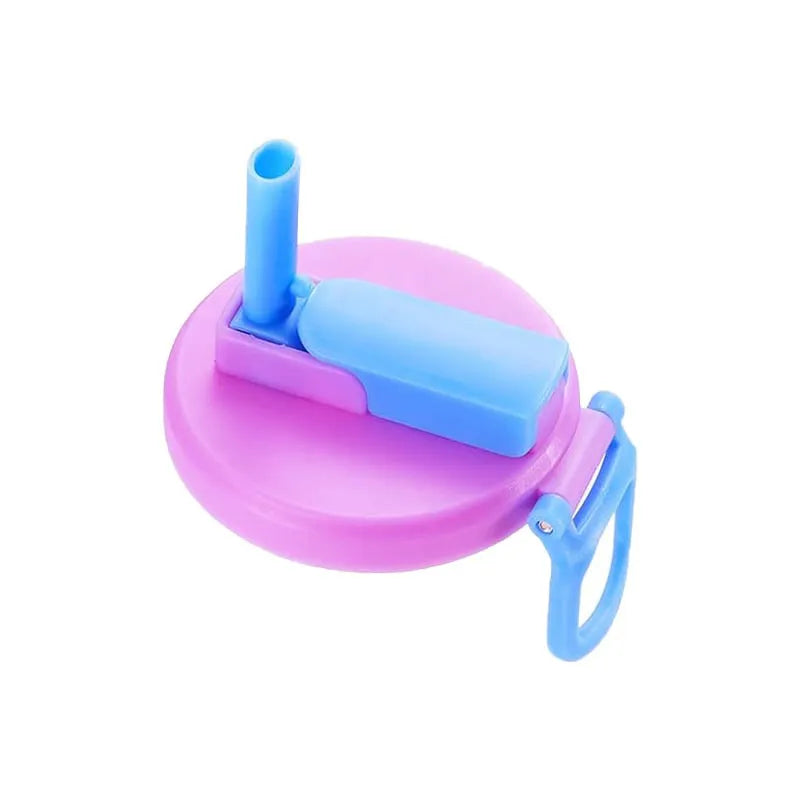 Silicone Straw Can Drink Lid, BPA Free, Reusable