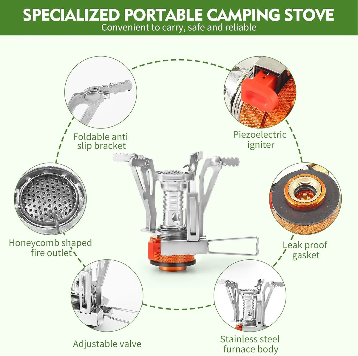 Compact and Powerful Portable Camping Stove