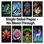 109 Digital Coloring Puzzles: Adult Relaxation and Stress Relief Coloring Book