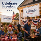 🇺🇸 Freedom 250 Years American Flag – 1776–2026 Patriotic Outdoor Banner