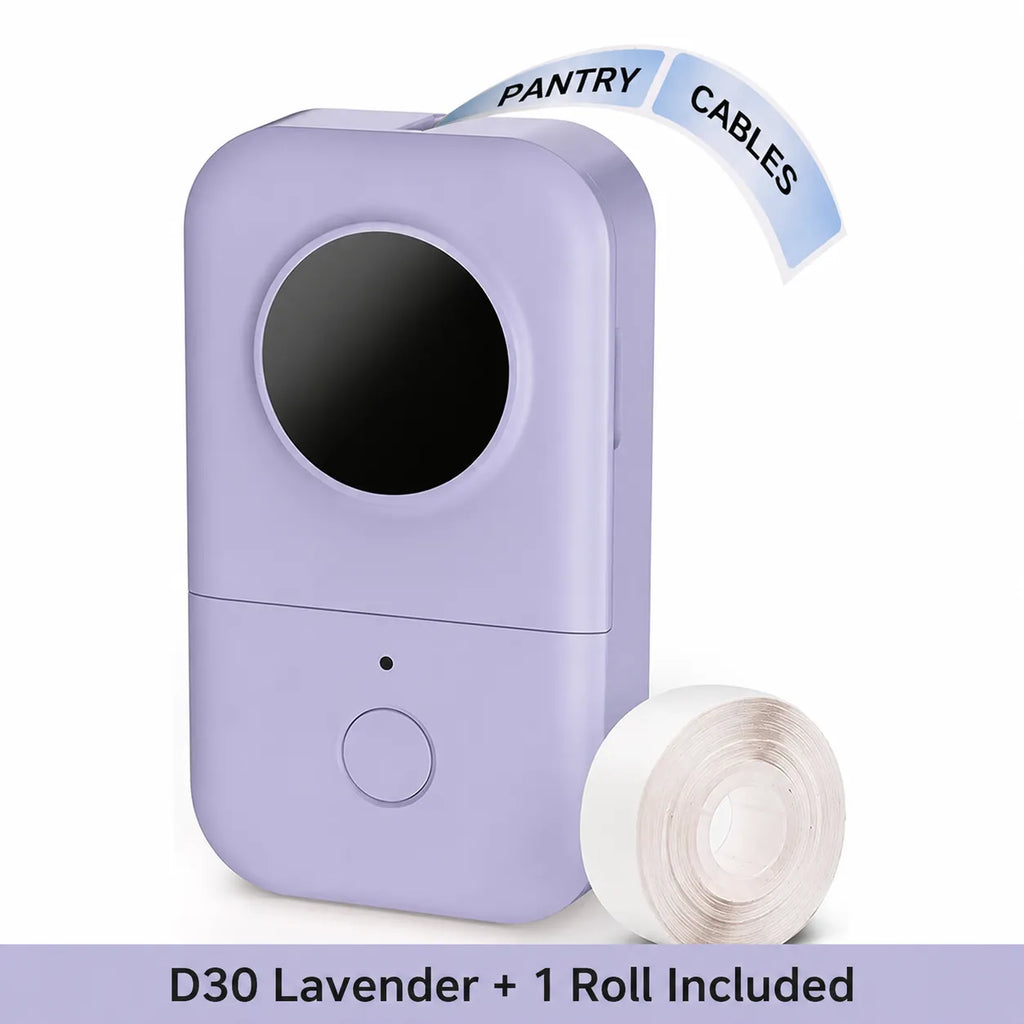 Pocket Bluetooth Label Printer – Ink-Free Home Organizer