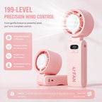 ❄️ Turbo Ice-Cooling Handheld Fan