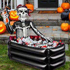 40-Gallon Inflatable Pirate Skeleton Cooler for Halloween