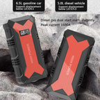 🔋 Car Battery Jump Starter – Portable Power Bank with USB Fast Charger & LED Flashlight 🚗