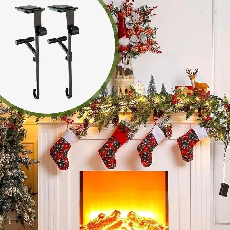 🛒Fireplace Stocking and Garland Hanger