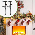 🛒Fireplace Stocking and Garland Hanger