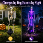 Solar Skeleton Yard Stake – Halloween Garden Light