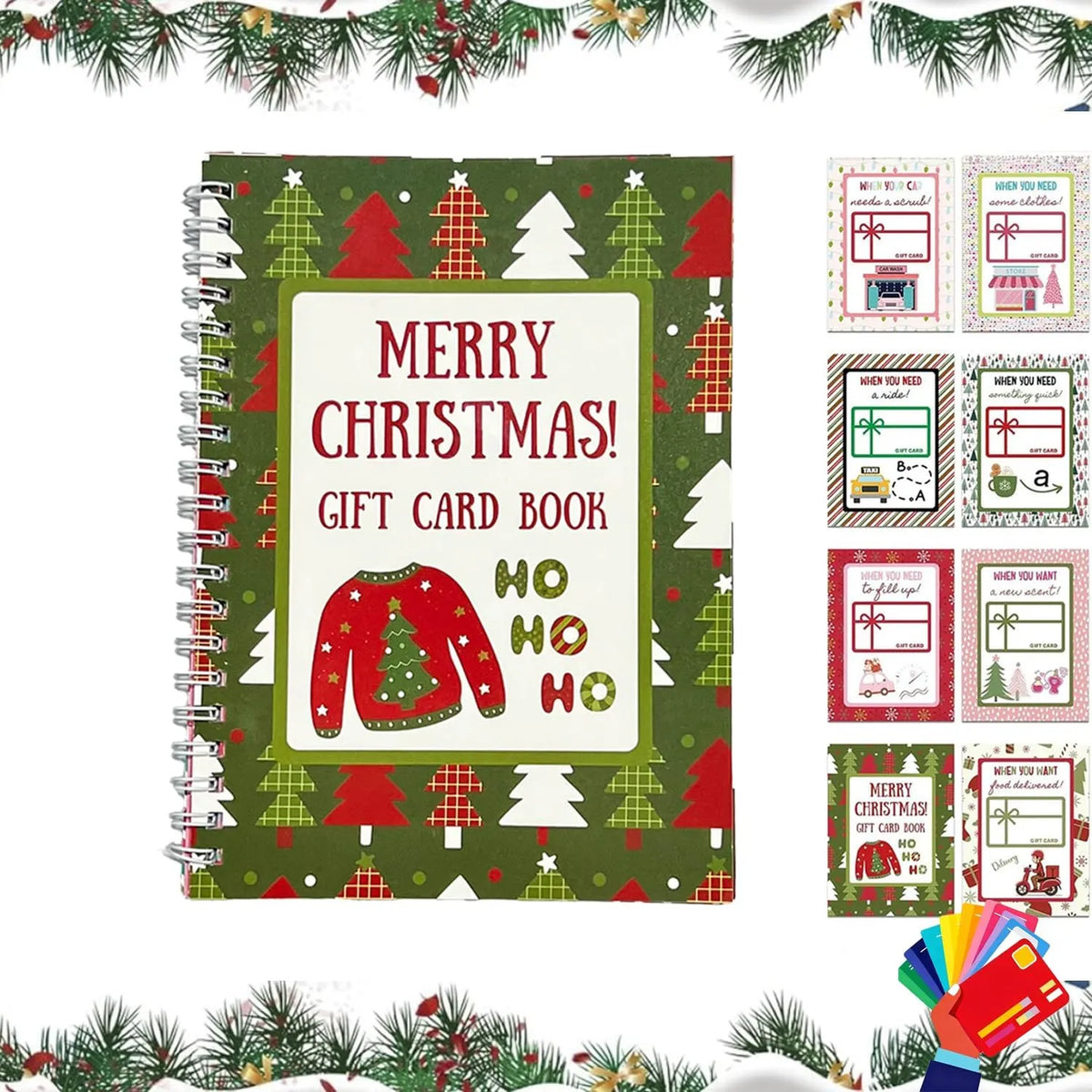 Merry Surprises Christmas Gift Card Book