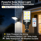 Powerful Solar Street Light for Outdoor Security & Illumination