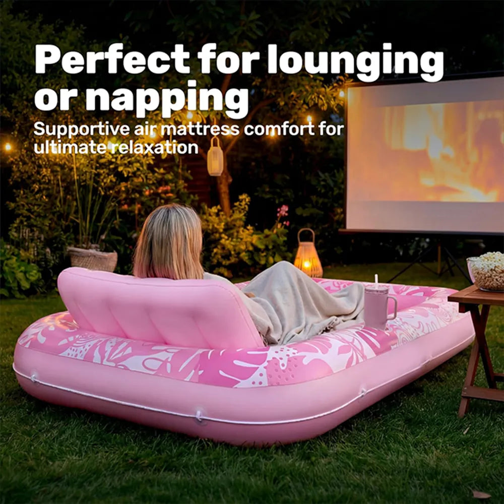 🌊 Inflatable Tanning Pool Lounger Float for Adults