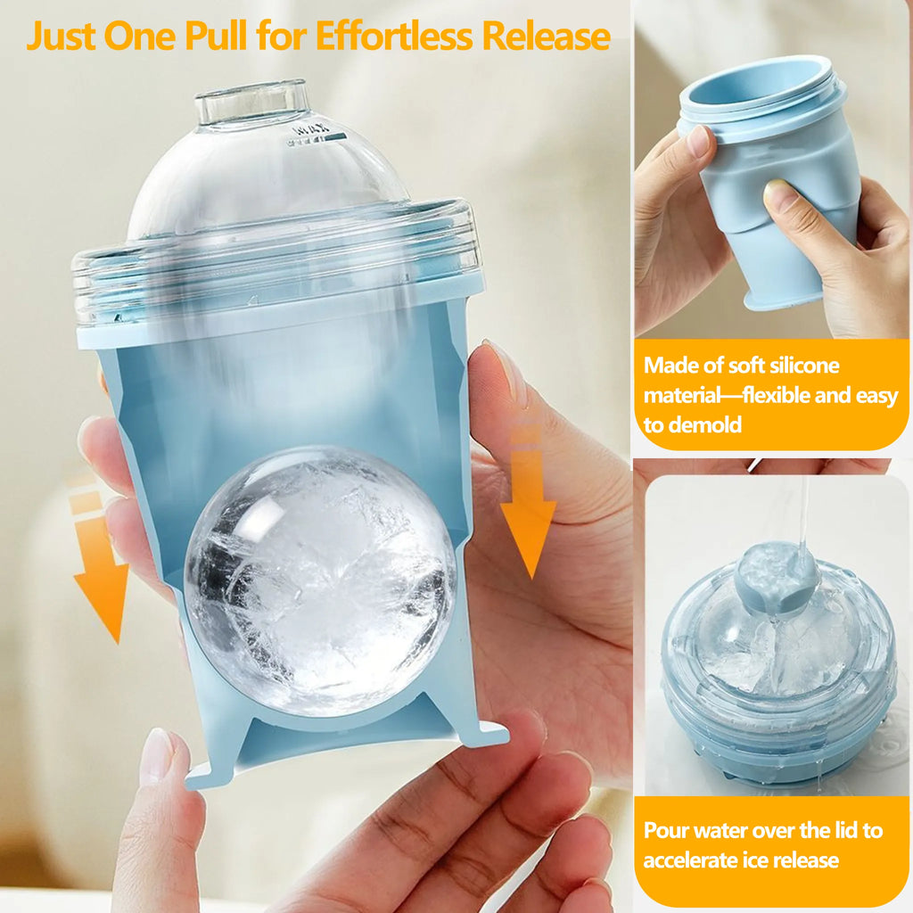 🧊 Foldable Silicone Ice Ball Drink Cup NEW!