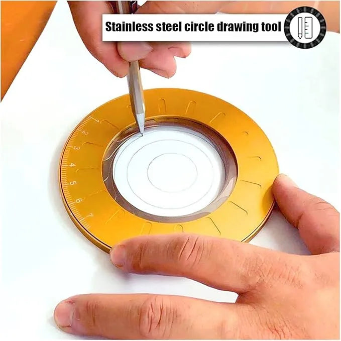 Perfect Circles Made Easy: The Adjustable Aluminum Alloy Circle Drawing Tool