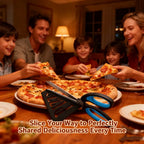 🍕 Stainless Steel Pizza Scissors with Detachable Serving Shovel