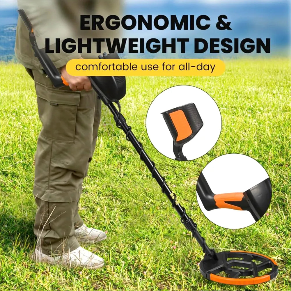 🔎 Waterproof Metal Detector for Adults & Kids – Treasure Hunting Adventure Kit 🏆🌊