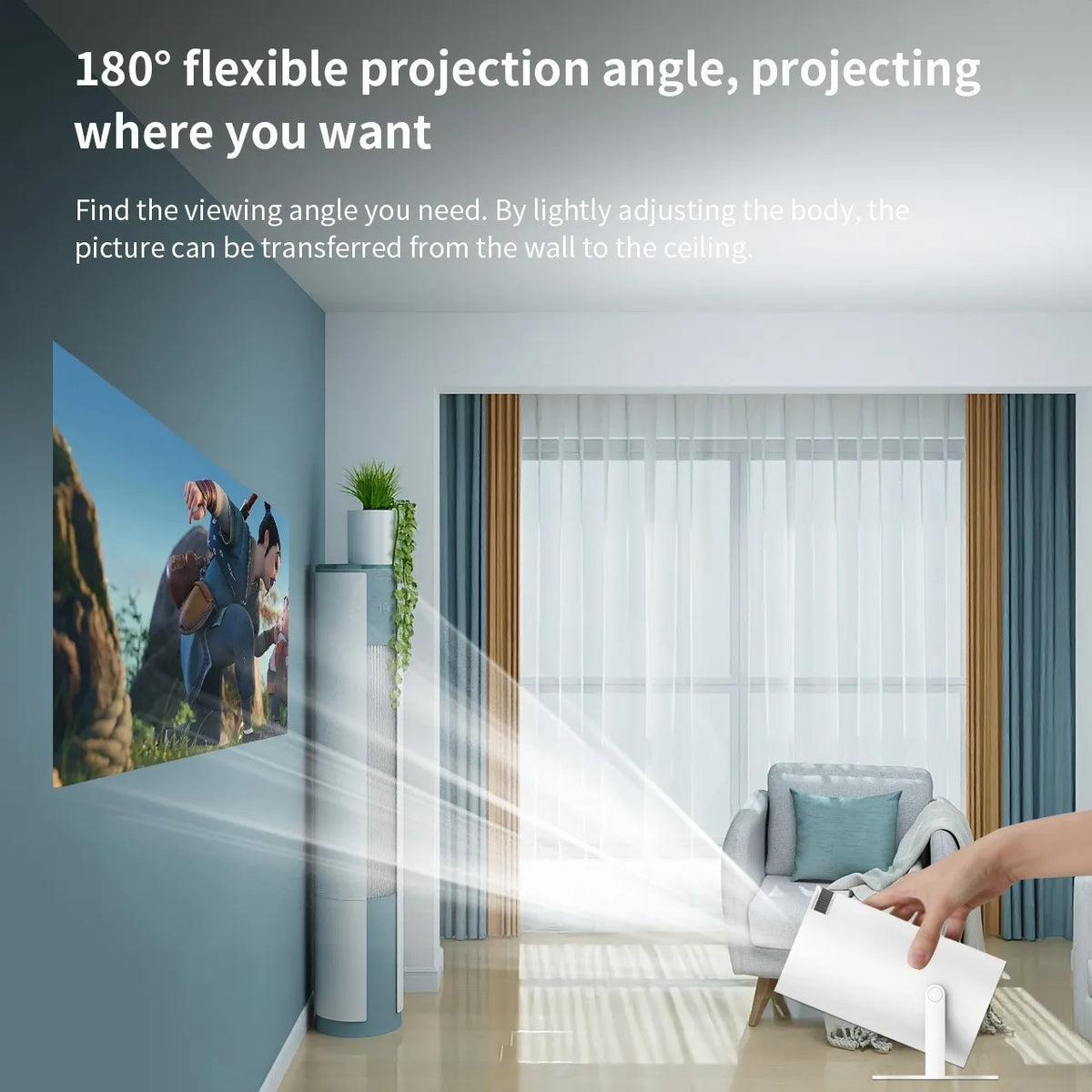 Smart Mini Projector – Bring the Theater to Your Home and Outdoors 🎬
