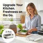🍱Stainless Steel Leak-Proof Food Storage Container with Lid-2 Pcs