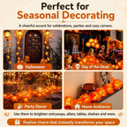 Lighted Marigold Flower String Lights - 10 ft, 20 Warm LEDs