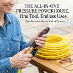 🚿🌿Adjustable Garden Hose Nozzle – High Pressure Multi-Pattern Spray Nozzle