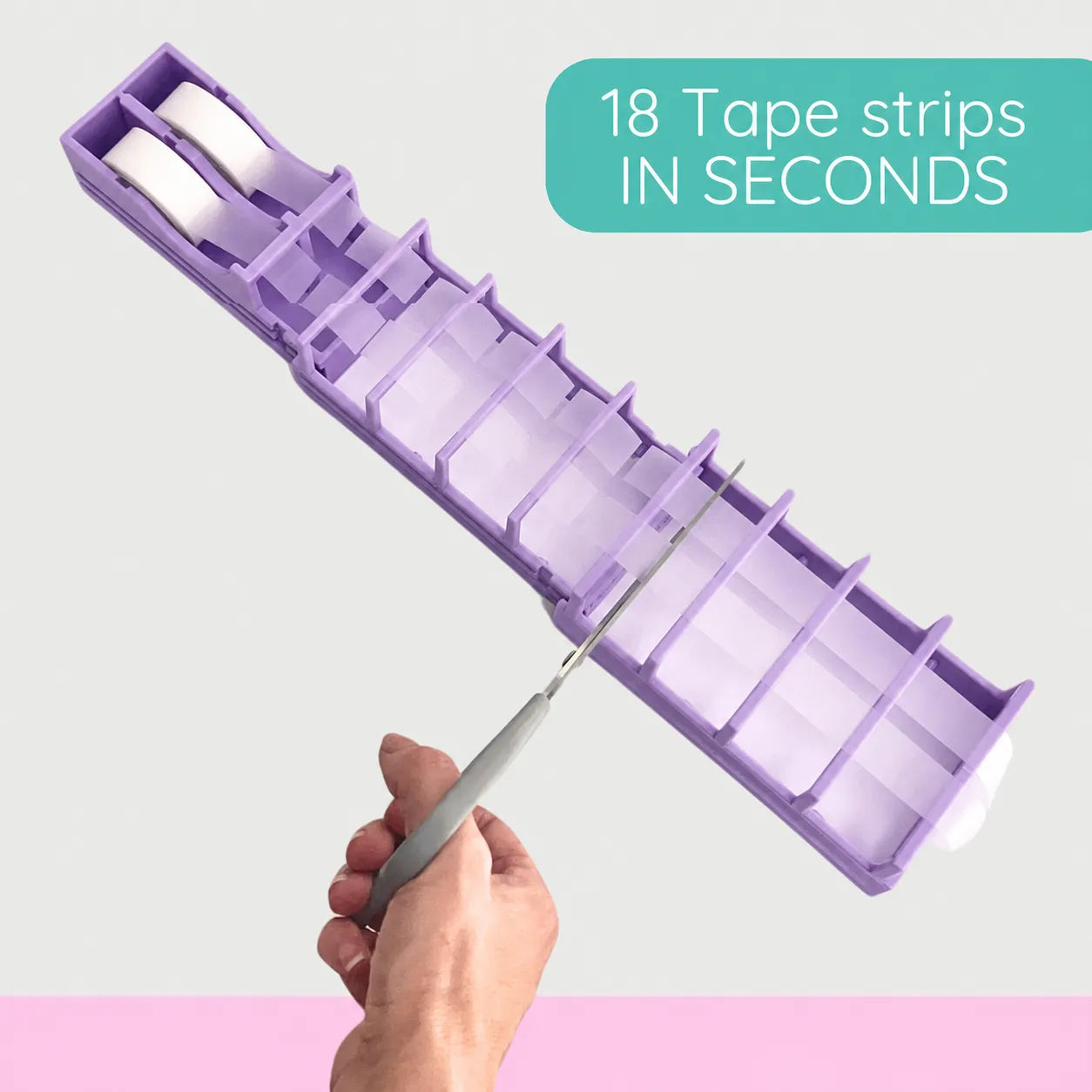 18-Strip Expandable Tape Prep Station for Faster Gift Wrapping