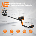 🔎 Waterproof Metal Detector for Adults & Kids – Treasure Hunting Adventure Kit 🏆🌊