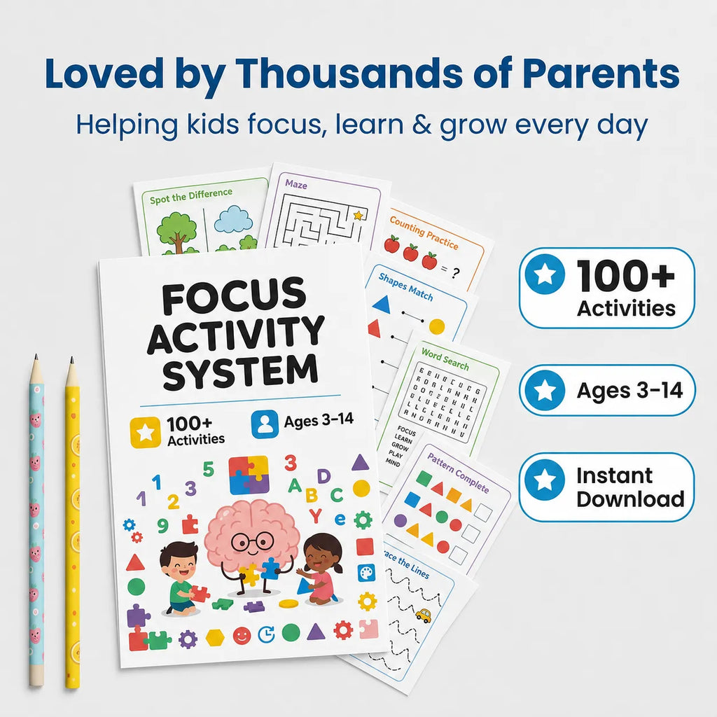 FocusQuest 100+ Screen-Free Learning Activities