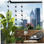 Bird-on-Cups Rain Chain – A Charming Blend of Function & Art