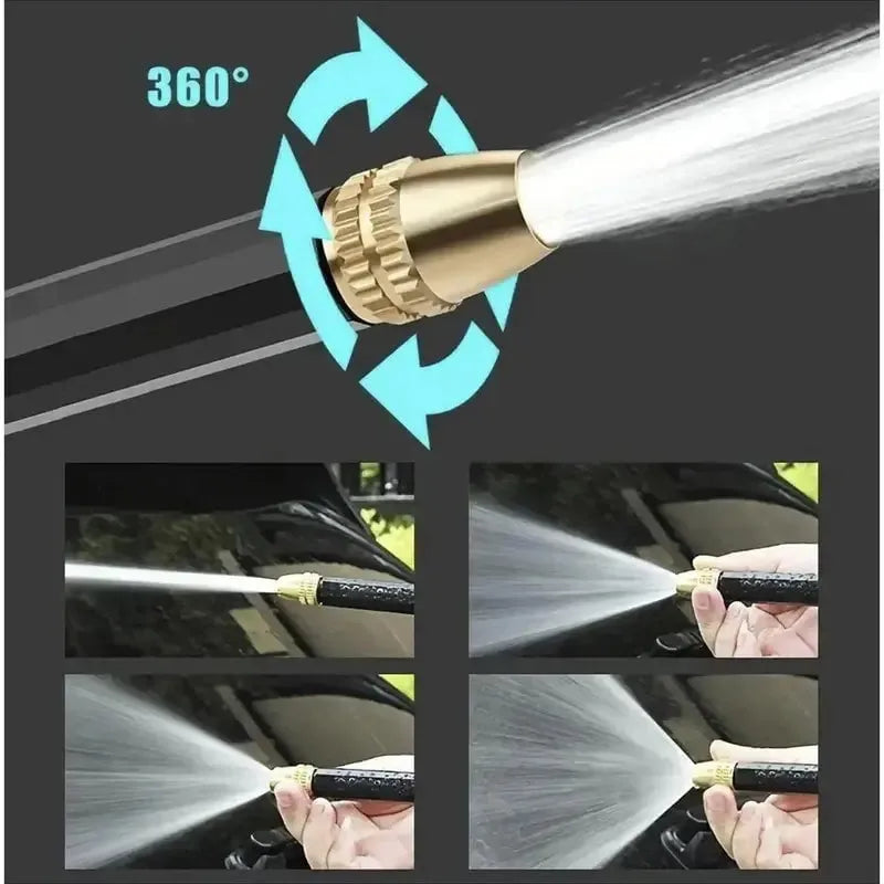 Portable High-Pressure Water Sprayer with Adjustable Brass Nozzle
