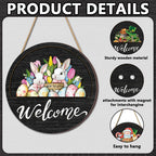 Interchangeable Seasonal Welcome Door Sign Set