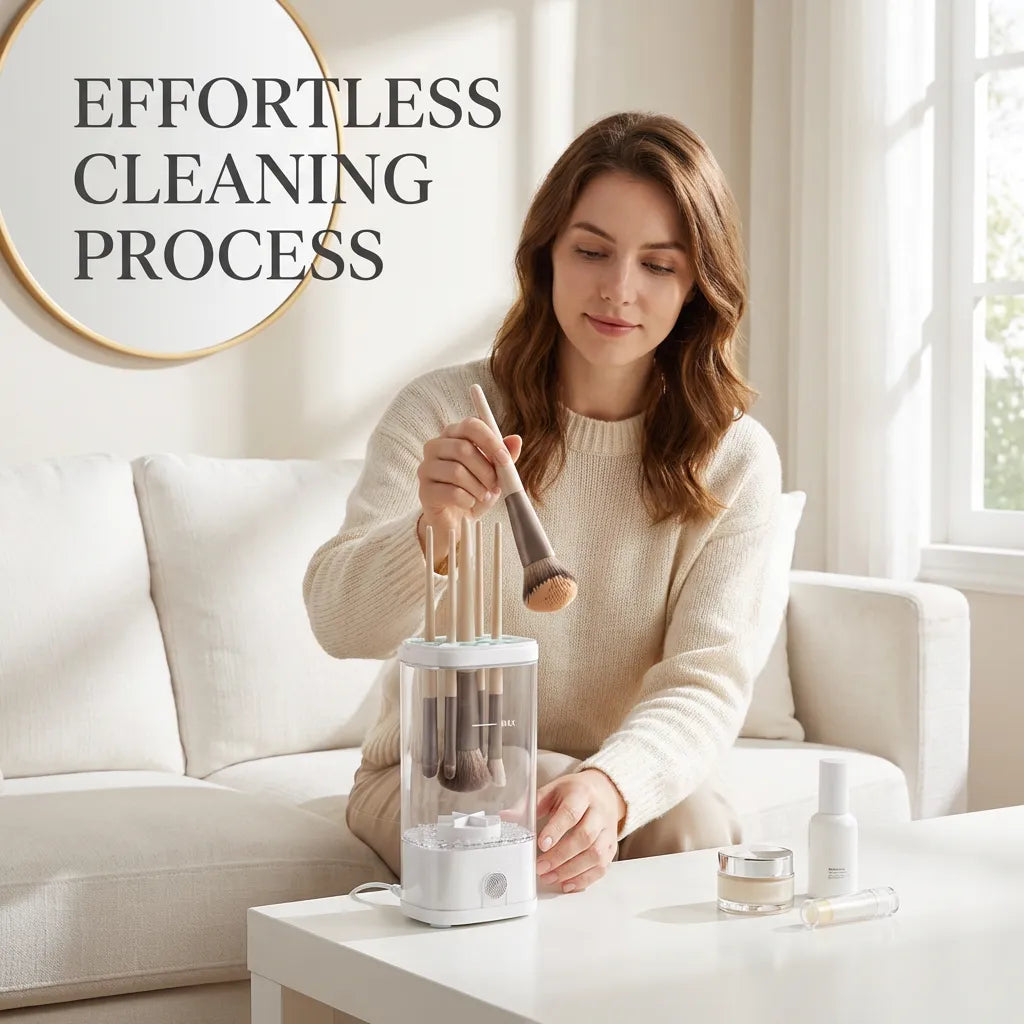 💄 Electric Makeup Multi-Functional Cosmetic Brush Cleaner