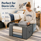 🧺 Extra-Large Foldable Clothing Storage Bags – Keep Your Wardrobe Neat & Organized