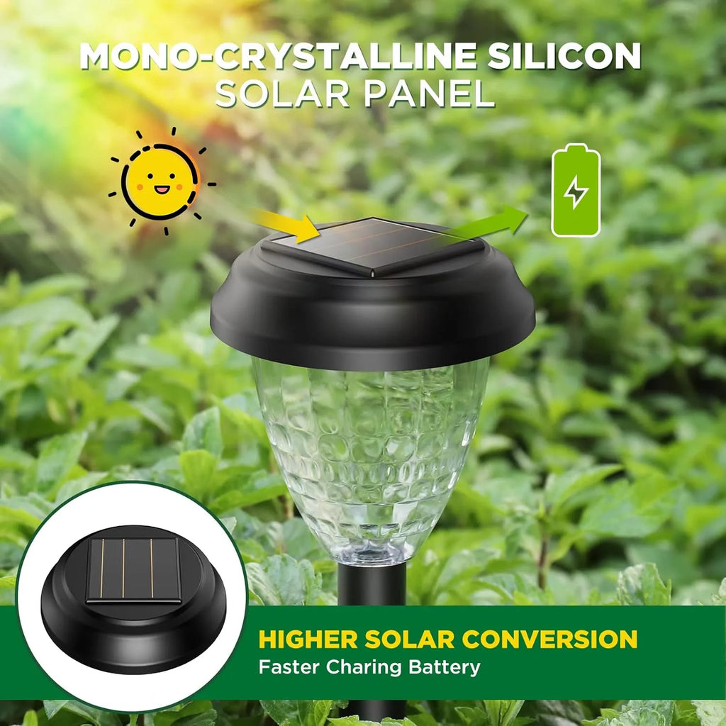✨ Solar Pathway Lights – Outdoor Waterproof Garden Lights