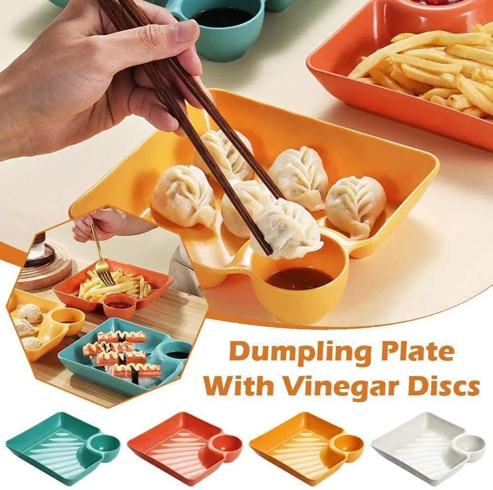 All-in-One Snack & Dip Plate