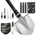 Ultimate All-in-One Folding Shovel Kit – Knife, Fire Starter, Compass & More for Outdoor Adventures