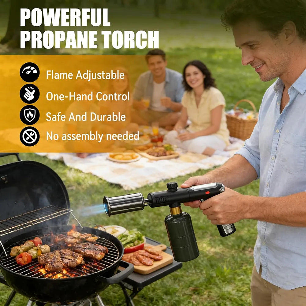 🔥 Powerful Propane Torch – Instant High-Heat Performance