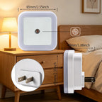 🌙 Plug-in LED night light with automatic sensor function – soft light