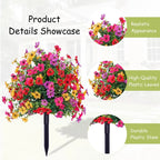 Outdoor artificial flower decoration