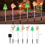 🎄 Solar Christmas Decorative Pathway Lights – 6 Pack 🎄