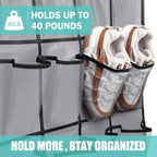 👟 2-Pack Over-the-Door Shoe Organizer