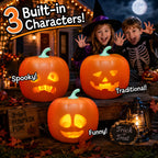 Animated Talking Pumpkin Projection Show